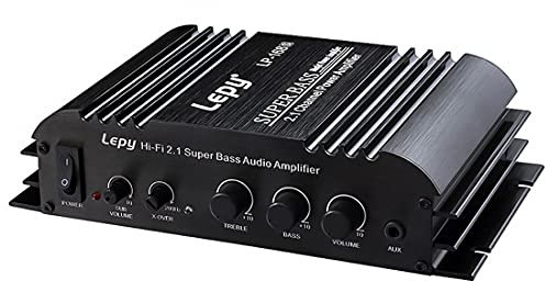 Eaglerich 12V Hi-Fi mini Lepy LP168HA Digital Car Amplifier Power Subwoofer 2x40W+1x68W