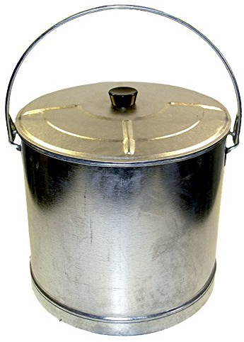 Imex El Zorro 10189 - Eimer gerade verstärkt mit Deckel, 18, Durchmesser 45 x 40 cm)