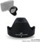 JJC Noir Dédié Para-Soleil pour Fujifilm d'objectif Fujinon XF14mm F2.8 R/Fujinon XF18-55mm F2.8-4 R LM OIS