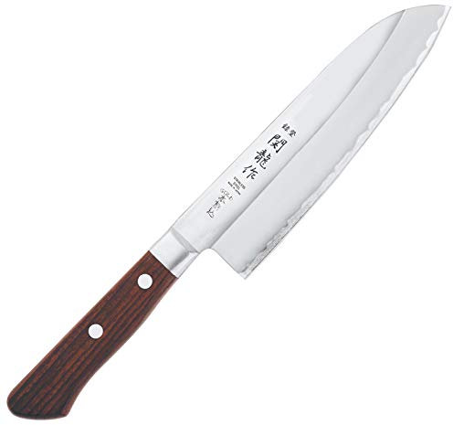 Cuchillo Santoku SekiRyu de Acero al Molibdeno de 165 mm SRW100 Fabricado en Japón