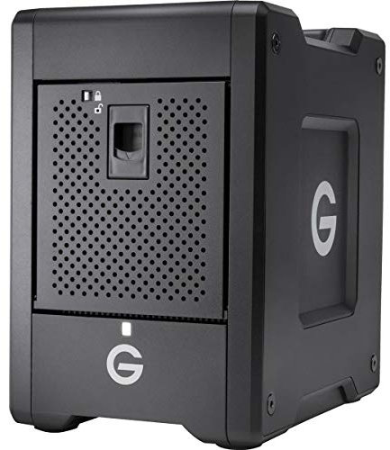 G-Technology 40TB G-Speed Shuttle Thunderbolt 3 – Solución de almacenamiento RAID portátil de 4 bahías – 0G10082-1