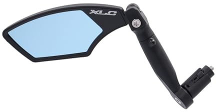 XLC Unisex – Erwachsene MR-K23 Fahrrad-Spiegel, Schwarz, 14,8-22,5 mm