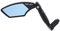 XLC Unisex – Erwachsene MR-K23 Fahrrad-Spiegel, Schwarz, 14,8-22,5 mm