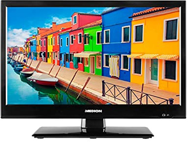 MEDION Televisor E11940 de 47 cm (18,5 pulgadas) (triple sintonizador DVB-T2, reproductor multimedia, adaptador de coche de 12 V)
