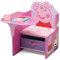 Delta Children Chair Desk with Storage Bin - Ideal for Arts & Crafts, Snack Time, Homeschooling, Homework & More, Peppa Pig