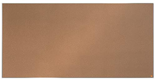 Nobo Kork-Notiztafel, 1800 x 900 mm, Schlanker Zielrahmen, Selbstheilende Korkoberfläche, InvisaMount-Montagesystem, Impression Pro, Hellbraun, 1915233