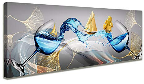 Visario 120 x 40 cm Bild auf Leinwand digitale Phantasie 5754 deutsche Marke und Lager - aufhängfertig