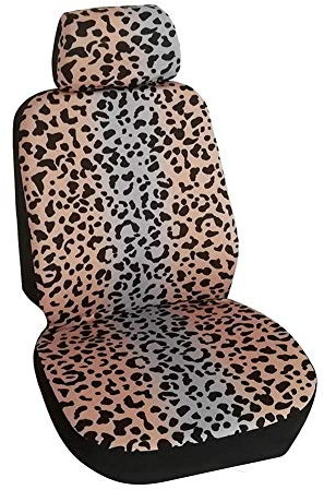 Leopardenmuster Wasserdicht Universelle Auto Sitzbezüge,Polyester Autositzbezüge Vorne/Hinten Sitzschutz,Auto Vordersitze Protector Sitz Kopf Abdeckung Set von 2/4/9 für Fahrzeuge,SUV B 4 Stücke