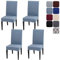 Housse de Chaise Extensible Lot de 4 ou 6, Couverture Protecteur de Chaise Salle a Manger Universel Amovible Lavable Moderne Durable pour Maison Hotel Restaurant Fete Banquet Cuisine Decoration