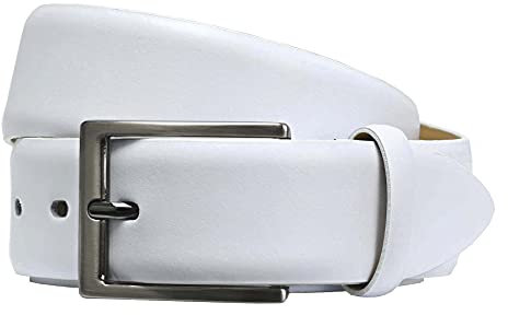 LLOYD-Herren-Ledergürtel 35 mm Dorn-Schließe 20-Weiss BW-105