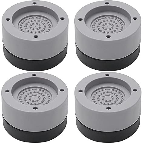 VooGenzek 4 Stücke Anti-Vibration Gummifüße für Waschmaschine & Trockner, Waschmaschinen Unterlage Schwingungsdämpfer, Vibrationsdämpfer Antivibrationsmatte, Universal Gummimatte Vibrationsdämpfer