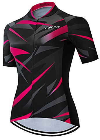 Damen Radtrikot Pro Team Mountainbike Kleidung Sommer Rennrad Kleidung Schnell trocknend, Cc6504-sj, XL