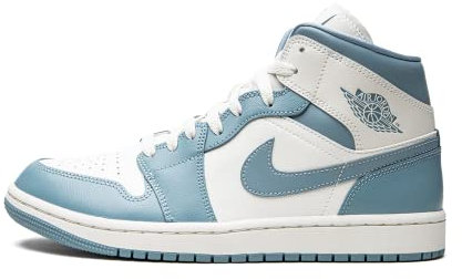 Nike Jordan 1 Mid Women, Segel/abgenutztes Blausegel, 42.5 EU