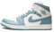 Nike Jordan 1 Mid Women, Segel/abgenutztes Blausegel, 42.5 EU