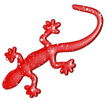 Auto Aufkleber, 3D Gecko Metall Aufkleber Heckscheibe Autoaufkleber Wasserdicht Auto Aufkleber Lustiger Auto Aufkleber Auto Dekorativer Aufkleber Auto Styling Dekoratives Zubehör für Auto, LKW