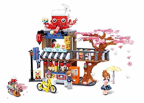 Sluban Klemmbausteine M38-B1019 Happy Diary-Tako Yaki Main Store548PCS