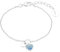 s.Oliver Armband 925 Sterling Silber Mädchen Kinder Armschmuck, mit Zirkonia synth., 14+2 cm, Silber, Herz, Kommt in Schmuck Geschenk Box, 2036454