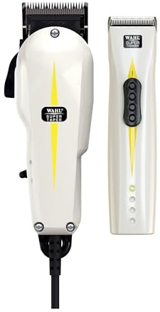 Super Taper and Super Trimmer Combi Pack, Professional Hair Clippers, Pro Hair Trimmers, Pro Haircutting Kit, Adjustable Taper Lever, Corded Clipper, Lightweight Cordless Trimmer, Barbers Supplies