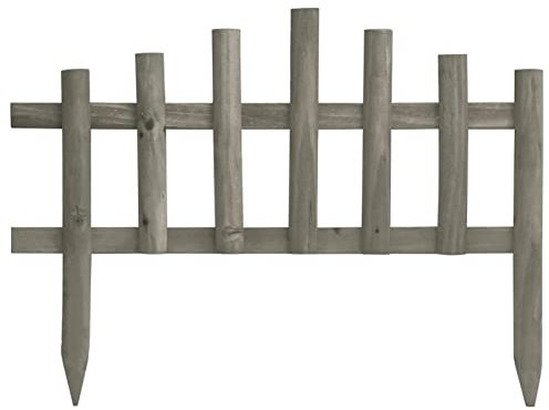 Homgoday Bordures pour pelouse 10 pièces en bois d'épicéa 4,4 m, chaises longues, canapé-lit, meubles de jardin, lit de piscine, jardin pour extérieur, piscine