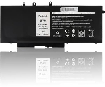 Pinsinholy GJKNX Battery for Dell Latitude 5480 5580 5280 5288 5590 5488 5490 5491 5495 5591 E5480 E5580 E5490 E5590 Precision 15 3520 3530 Series GD1JP DY9NT 5YHR4 451-BBZG