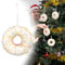 Neuheit Dekorationen Weihnachtsbaum Ornamente Simulation Donuts Brot Kuchen Essen Dessert Dekoration Requisiten Anhänger für Weihnachtsbaum Party Home Office Decor