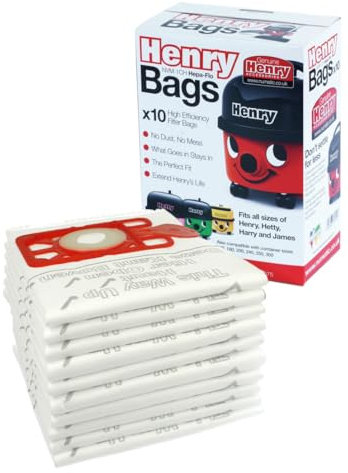 KGA SUPPLIES HETTY HET200A Hoover Bags Hetty Cleaner Hepa HEPAFLO NVM-1CH 604015