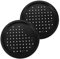 HOMSFOU 1 Set Teglia Per Pizza in Carbonio Pizzaiolo Pietra Per Pizza Padella Non Stick Padella Antiaderente Padelle Antiaderenti Tortiera Al Forno Light Grey Acciaio Inossidabile 2 Pezzi