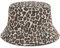 JEYORZY 1 Pièces Imprimé Léopard Pêche Chapeau, Réversible Seau Chapeau, Chapeau De Soleil D'Été, Chapeau Bob, pour Hommes et Femmes, Vacances, Randonnée, Camping, Shopping
