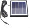 Chargeur de panneau solaire portable 5 W 12 V pour voitures et bateaux avec câble de 300 cm pour éclairage extérieur et petite batterie CC