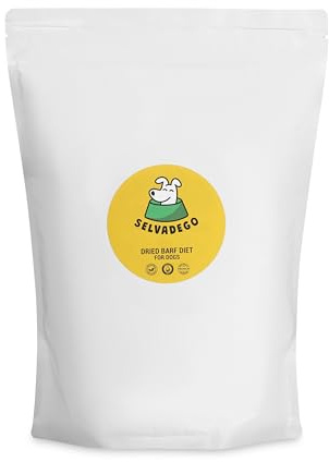 SELVADEGO | Diet BARF séché - Nourriture pour chiens – Boeuf & Poulet – 2 kg – Aliment Complet Naturel pour Toutes les Races – Haute Digéribilité – Sans Additifs Artificiels
