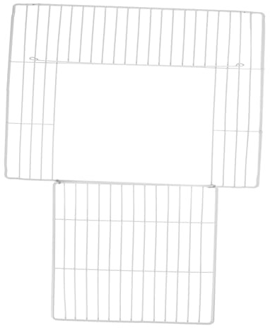 UPKOCH Katzengittertür Paneel 35x35cm aus Eisengitter Dichtmaschiges Türpaneel mit Innen Klappbarer Tür Ersatzrahmen für Katzengehege Laufstall und Haustierkäfig Sicherer Innenbereich
