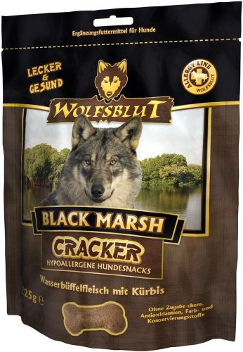Wolfsblut - Black Marsh Cracker - 225 g - Wasserbüffel - Snack - Hundefutter - Getreidefrei