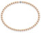 Schmuckwilli Collier de perle shell Tahiti/Mers collier Perles coquillage nacré les femme fermoir aimant rose 42cm dmk0009-42 (8mm)