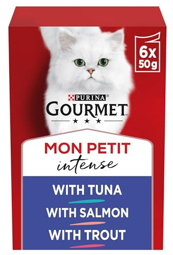 GOURMET Mon Petit Cat Food Pouches Fish 6 x 50g