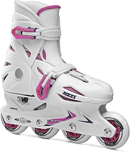 Roces Kind Orlando III, 400687-008 Inline Skate, White-pink, 30-35