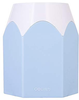 Pot à crayons créatif pour bureau - Bleu