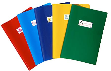 Favorit Heftabdeckungen mit Etikett, 10 Stück.