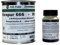 Kömmerling Körapur Reaktionsklebstoff 666/90 (860 Gramm) und Köracur TH650 (140 Gramm) Komplett Set - Polyurethan, Paste, Transparent, Wasserfest, Industrieller Reaktionsklebstoff, Klebstoff