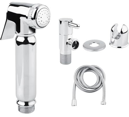Portable Bidet Sprayer Kit, Copper Handheld Toilet Bidet Sprayer Kit, Toilet Water Spray Bidet Attachment with Shower Hose and Wall Bracket for Bathroom Personal Hygiene