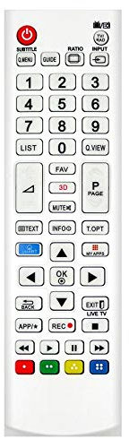 Télécommande de rechange pour téléviseur LG LCD LED 3D AKB73715634