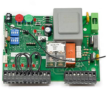 Placa de control Placa VDS EURO 230 M1 Cuadro de control para motores de corredera, basculantes contrapesadas, barreras entre otras aplicaciones. Alimentado a 230Vac.