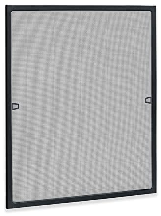 Froadp 120×140cm Zanzariera Finestra con Telaio in Alluminio Zanzariere Antipolvere Zanzariera Estensibile Zanzarierafinestra Zanzariere Senza Foratura per Balcone Terrazza (Antracite)
