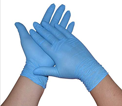 Junnan Dispositivi di Protezione delle Mani Esterne della Famiglia di Nitrile Monouso M