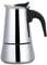 Coffee Maker Portable Stainless Steel Coffee Pot Moka Espresso Coffee Maker Moka Pot with Can Use in Stove Coffee Pot for Household Office(100ml)