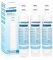 Wessper Filtro acqua compatibile con Whirlpool SBS200, 484000008726, SBS001, SBS002, 481281729632, Wpro USC009/1, USC009, 484000008552, Cartuccia Frigorifero Americano Side-by-Side