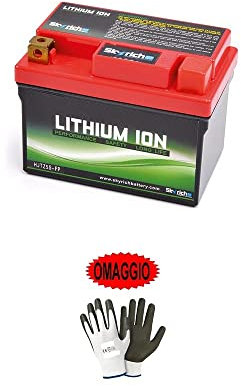 COMPATIBLE WITH HUSABERG FE E 501 2000-2004 LITHIUM ION SKYRICH BATTERY LITHIUM BATTERY SPECIFIC FOR MOTORCYCLE SCOOTER LIGHTWEIGHT 113X70X85-POS.DX