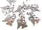20 Anhänger Charms Engel Farbe antik silber 24x17x1mm Schmuckanhänger #S542
