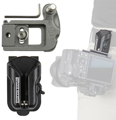 Spider X Holster Set - Leichtes Hüft-Tragesystem mit Holster und Kameraplatte für spiegellose Kameras