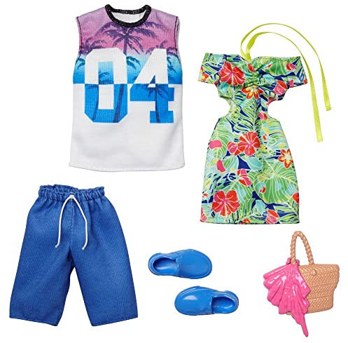 Sommer Style | Garderoben Set | Barbie & Ken Puppen-Kleidung | Mattel