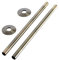 Milano Brushed Gold 15mm Heated Towel Rail Radiator Pipe Connector Kit
